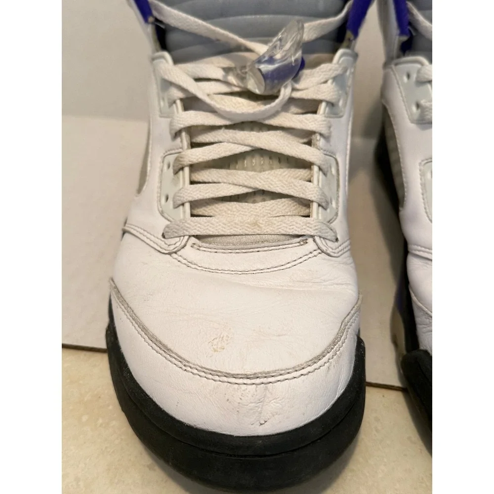 Air Jordan 5 Retro Concord White‎ Purple Black DD0587-141 Mens Size 13